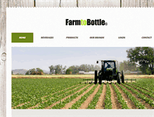 Tablet Screenshot of farmtobottle.com